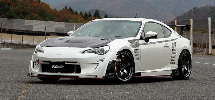 Rays Gram Lights 57CR Gloss Black 17x9 +38mm 5x100 (Sold As Pair) - 2013-2024 Subaru BRZ / Scion FR-S / Toyota GR86 / 2014-2018 Subaru Forester